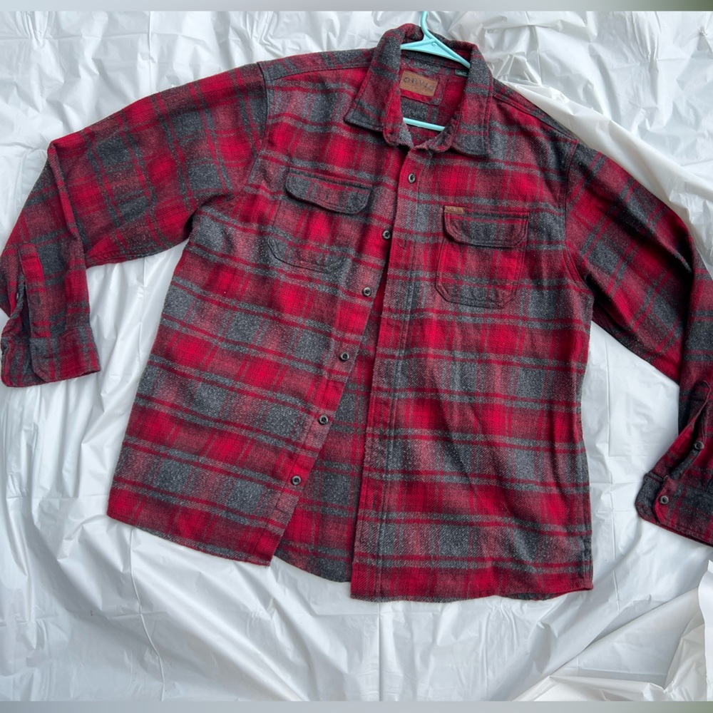 Mens Orvis  plaid Flannel